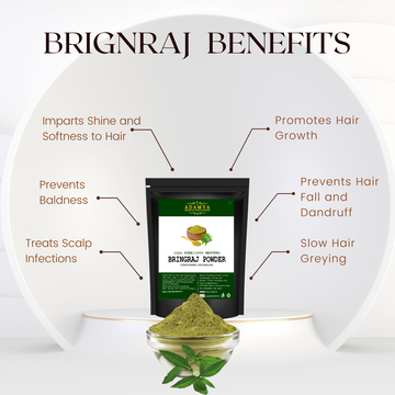 BHRINGRAJ POWDER FOR CONDITIONING, DETANGLING _ 100% PURE, 100% NATURAL AND CHEMICAL FREE